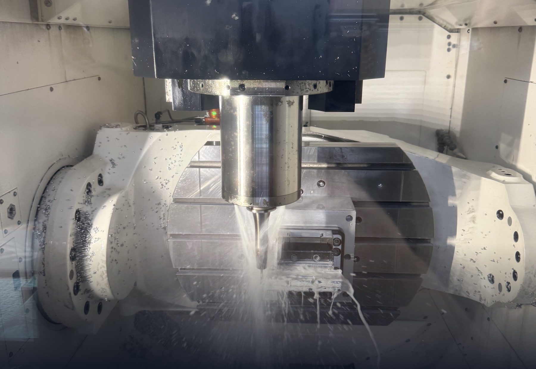 5-Axis Precision Machining in process