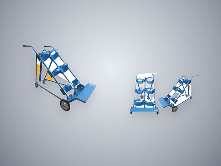 Dual Oxygen/Nitrogen Cylinder Carrier, 20Lt, 40 Lt, 50 Lt CE04-1000-001